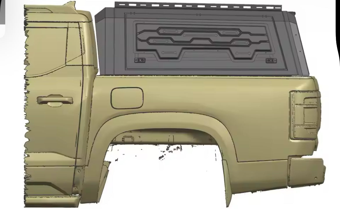 Aluminum Tub Canopy For BYD Shark