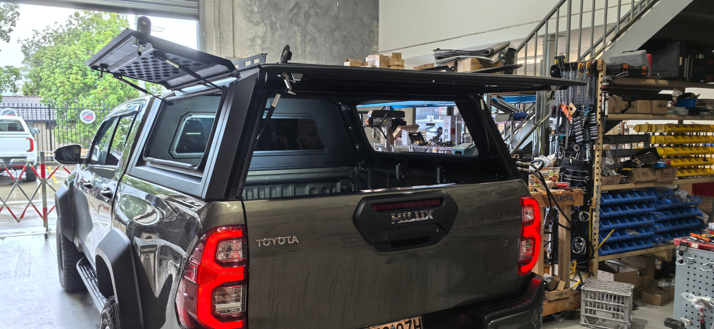 Aluminum Tub Canopy(without side expansion) For Toyota Hilux(2017-2025)